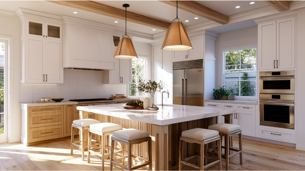 Finished High-End Kitchen with Timeless Design